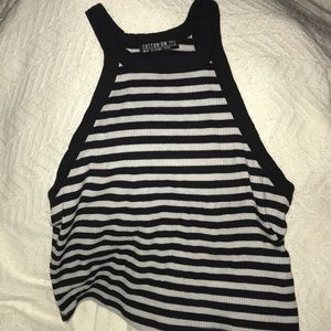 Stripped tank